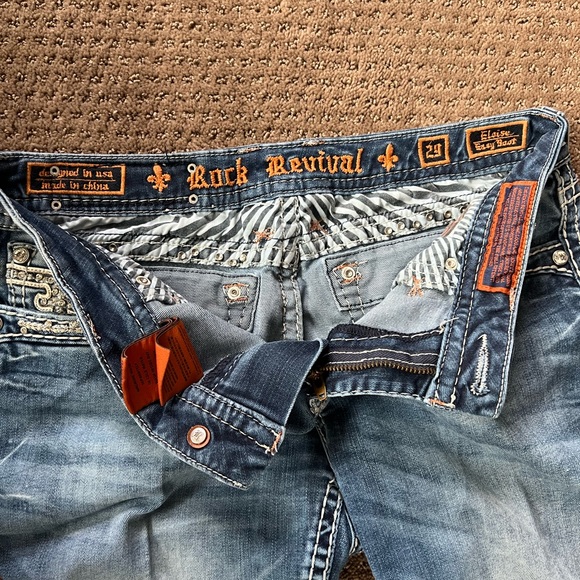 Rock Revival jeans.  Gently worn and has lots of bling! - Picture 3 of 5